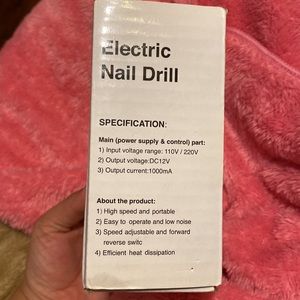 Electric Nail Drill with bits